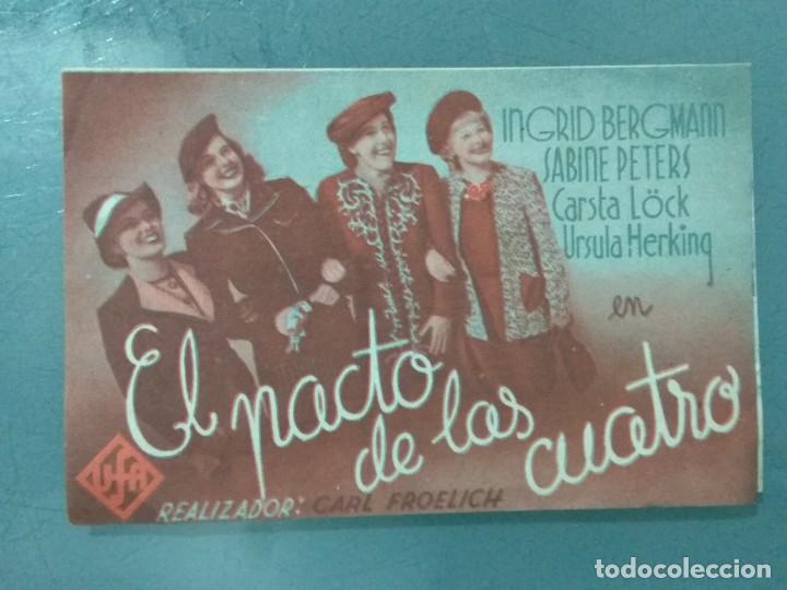 Cine: EL PACTO DE LAS CUATRO - PROGRAMA DE CINE DOBLE - Foto 1