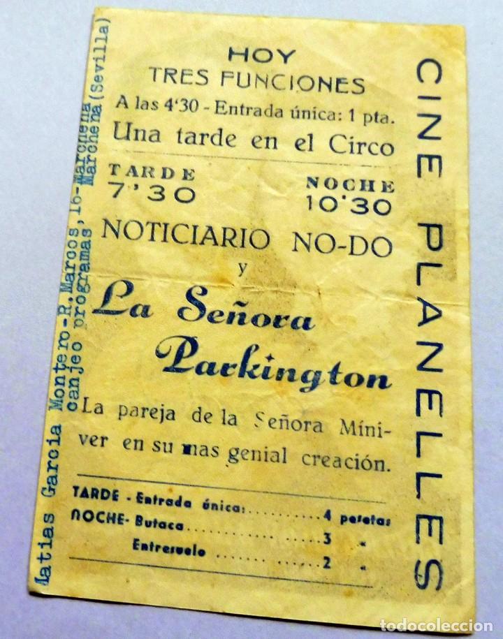 Cine: PROGRAMA DE CINE - LA SE&Ntilde;ORA PARKINGTON - CINE PLANELLES - Foto 2
