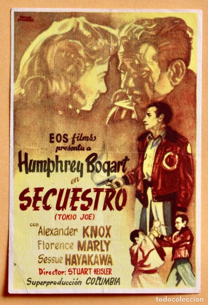 Cine: SECUESTRO, con Humphrey Bogart. - Foto 1