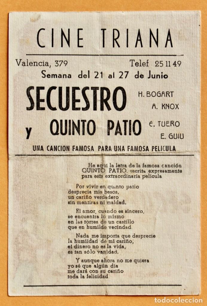 Cine: SECUESTRO, con Humphrey Bogart. - Foto 2