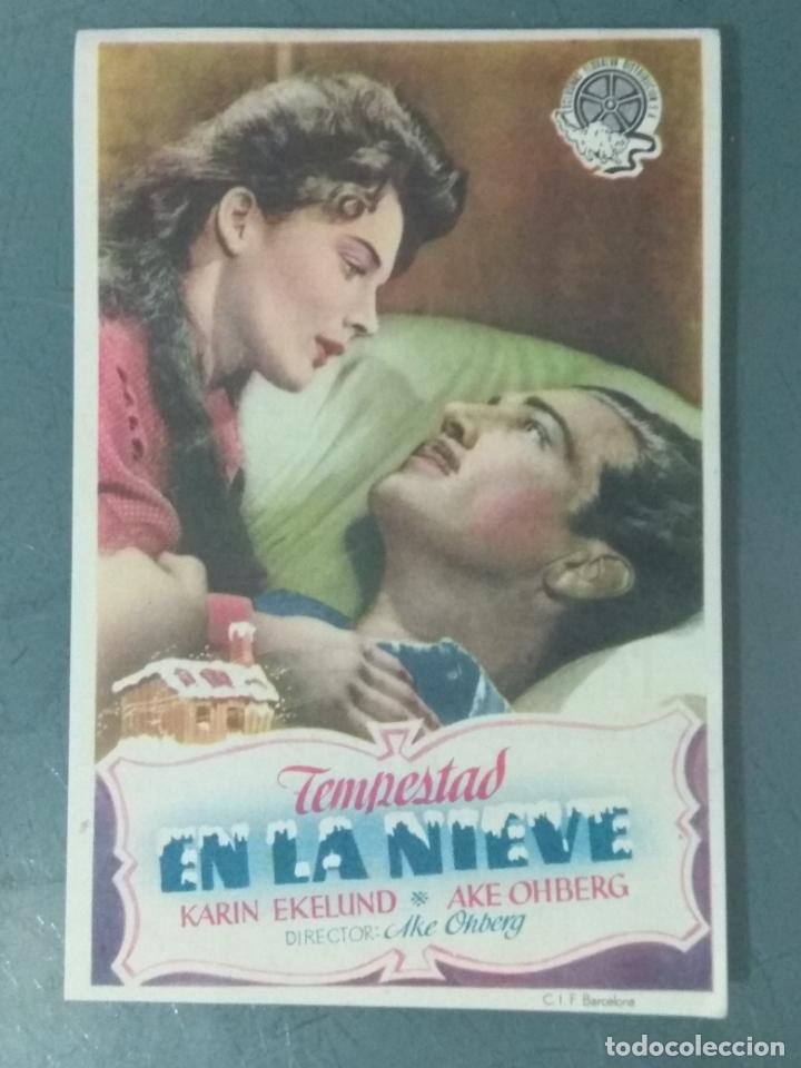 Cine: TEMPESTAD EN LA NIEVE - PROGRAMA DE CINE SENCILLO - Foto 1