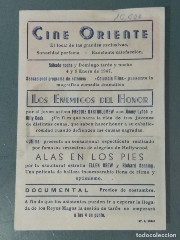 Cine: ALAS EN LOS PIES - PROGRAMA DE CINE SENCILLO - Foto 2