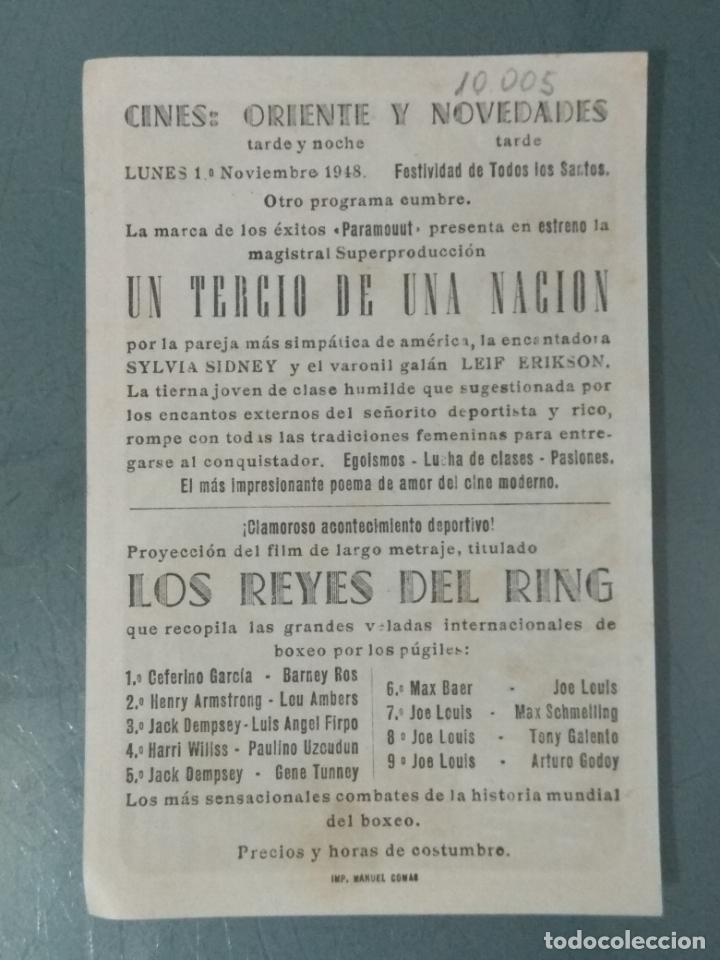 Cine: EL TERCIO DE UNA NACION - PROGRAMA DE CINE SENCILLO - Foto 2