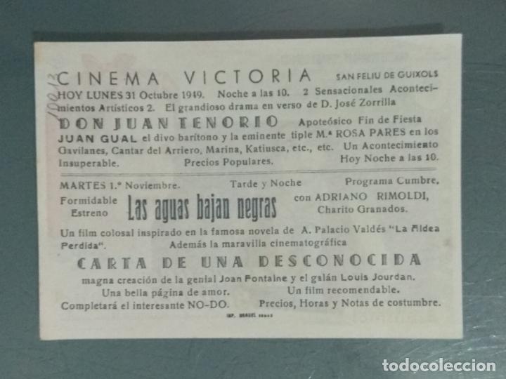 Cine: LAS AGUAS BAJAN NEGRAS - PROGRAMA DE CINE SENCILLO - Foto 2