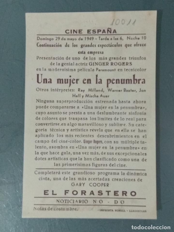 Cine: UNA MUJER EN LA PENUMBRA - PROGRAMA DE CINE SENCILLO - Foto 2
