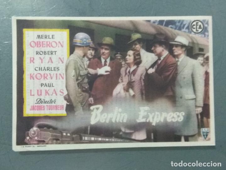Cine: BERLIN EXPRESS - PROGRAMA DE CINE SENCILLO - Foto 1