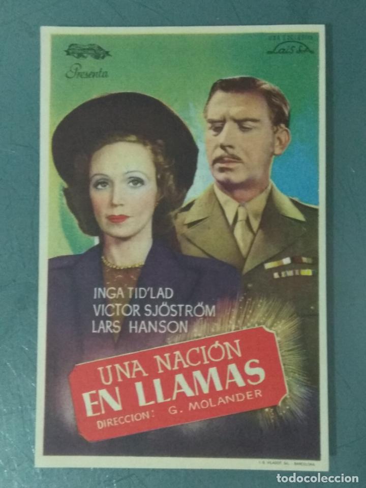 Cine: UNA NACION EN LLAMAS - PROGRAMA DE CINE SENCILLO - Foto 1