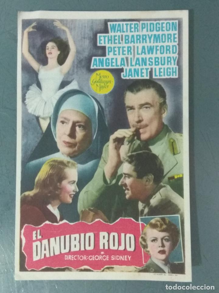 Cine: EL DANUBIO ROJO - PROGRAMA DE CINE SENCILLO - Foto 1
