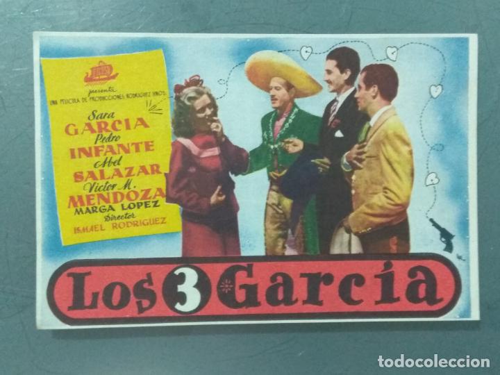 Cine: LOS TRES GARCIA - PROGRAMA DE CINE SENCILLO - Foto 1