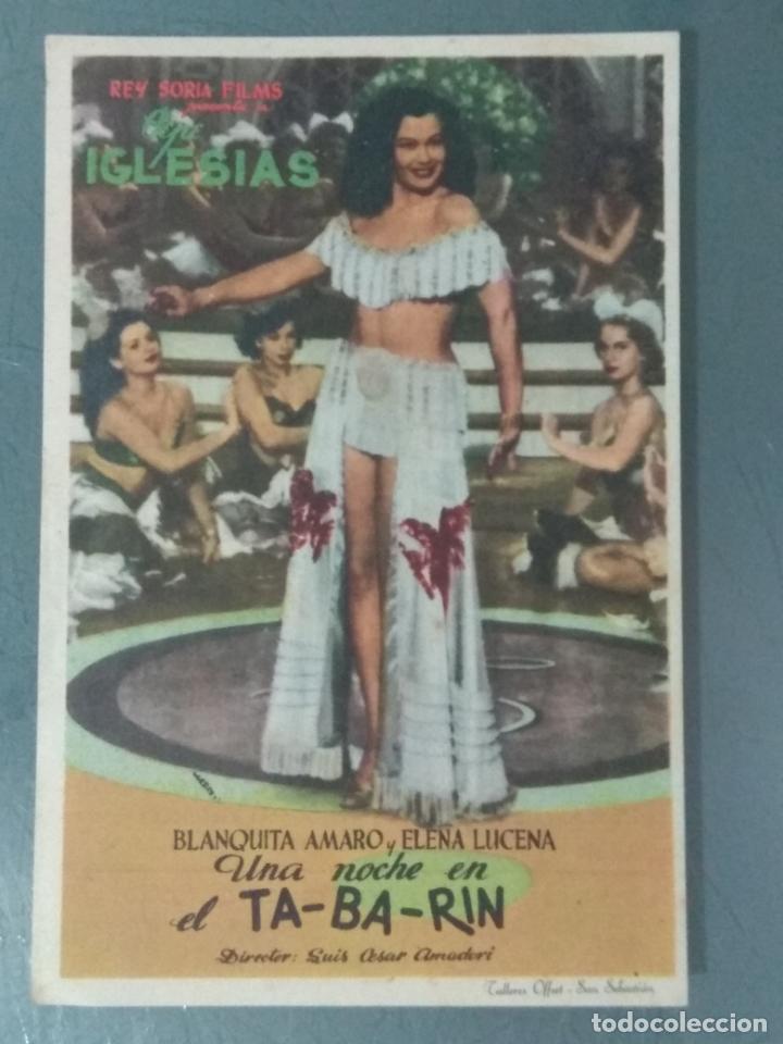 Cine: UNA NOCHE EN TABARIN - PROGRAMA DE CINE SENCILLO - Foto 1