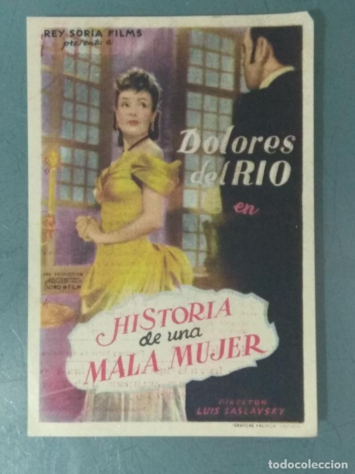 Cine: HISTORIA DE UNA MALA MUJER - PROGRAMA DE CINE SENCILLO - Foto 1
