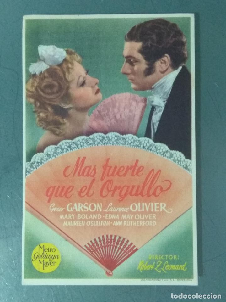 Cine: MAS FUERTE QUE EL ORGULLO - PROGRAMA DE CINE SENCILLO - Foto 1