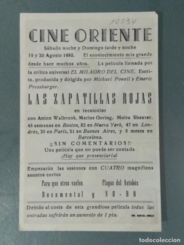 Cine: LAS ZAPATILLAS ROJAS - PROGRAMA DE CINE SENCILLO - Foto 2