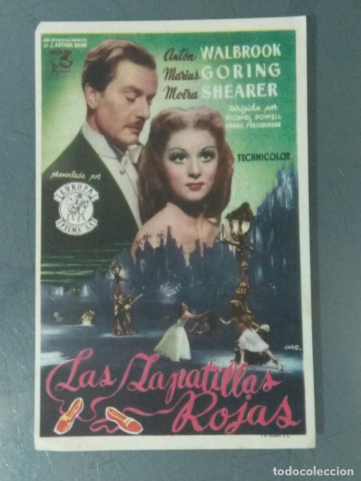 Cine: LAS ZAPATILLAS ROJAS - PROGRAMA DE CINE SENCILLO - Foto 1