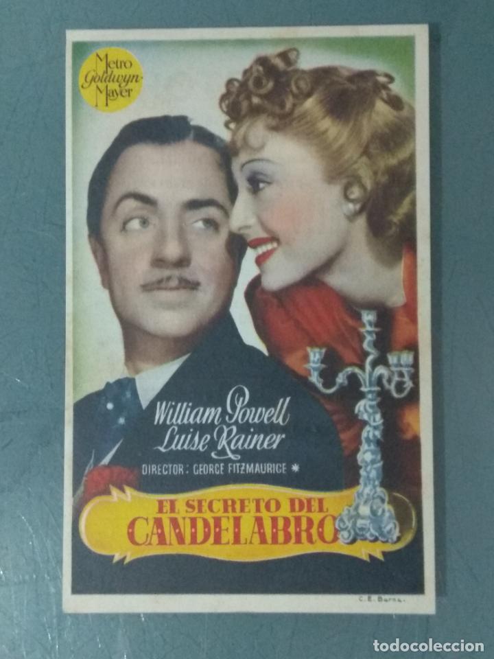Cine: EL SECRETO DEL CANDELABRO - PROGRAMA DE CINE SENCILLO - Foto 1