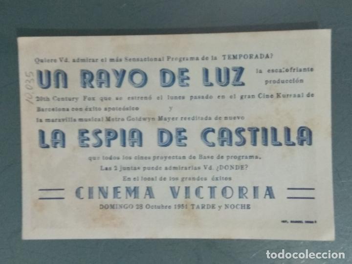 Cine: LA ESPIA DE CASTILLA - PROGRAMA DE CINE SENCILLO - Foto 2