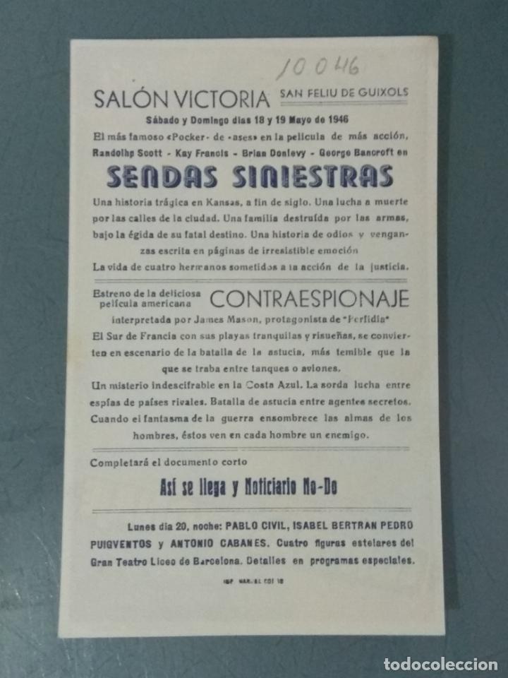 Cine: CONTRAESPIONAJE - PROGRAMA DE CINE SENCILLO - Foto 2