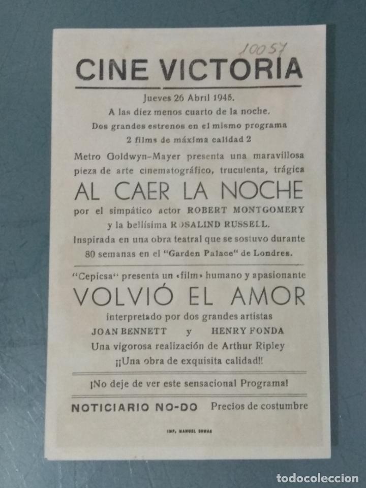 Cine: AL CAER LA NOCHE - PROGRAMA DE CINE SENCILLO - Foto 2