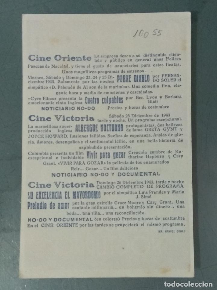 Cine: ALBERGUE NOCTURNO - PROGRAMA DE CINE SENCILLO - Foto 2