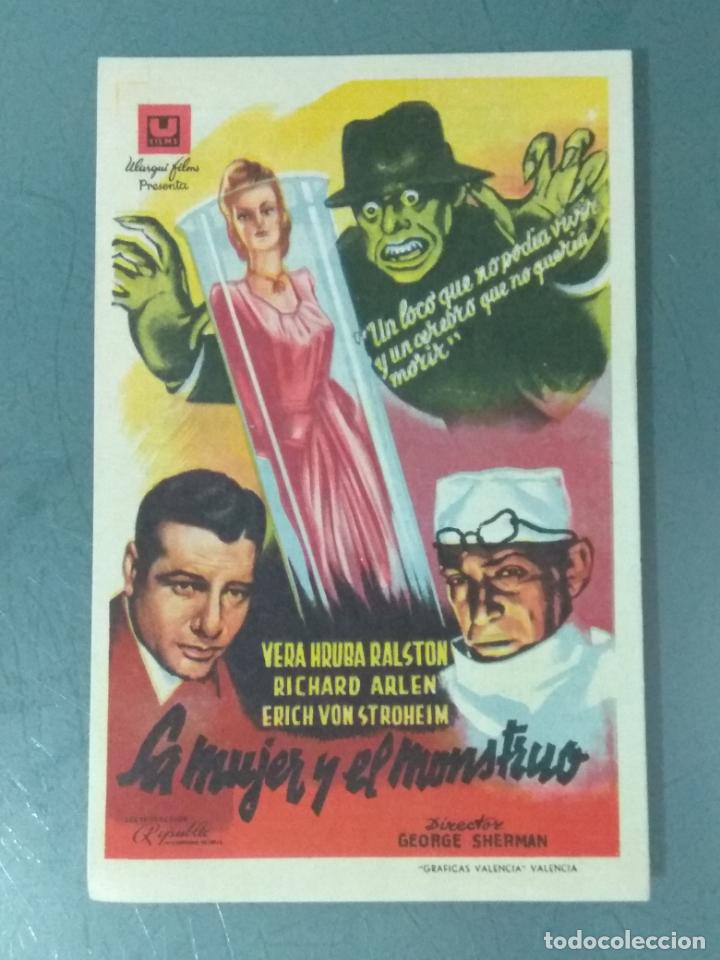 Cine: LA MUJER Y EL MONSTRUO - PROGRAMA DE CINE SENCILLO - Foto 1