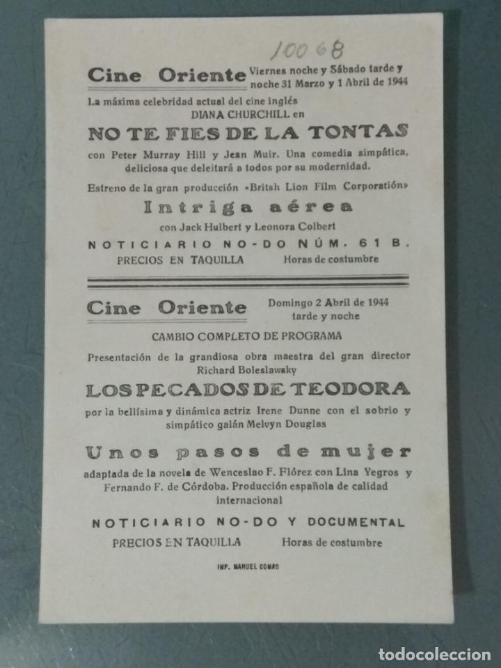 Cine: NO TE FIES DE LAS TONTAS - PROGRAMA DE CINE SENCILLO - Foto 2