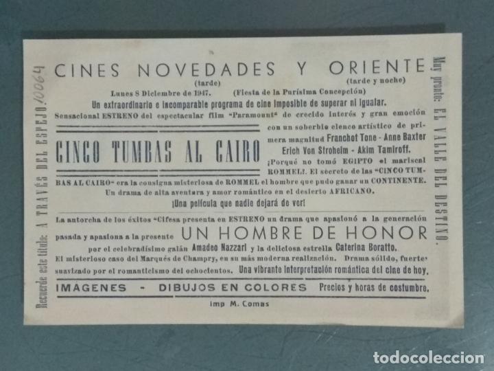 Cine: UN HOMBRE DE HONOR - PROGRAMA DE CINE SENCILLO - Foto 2