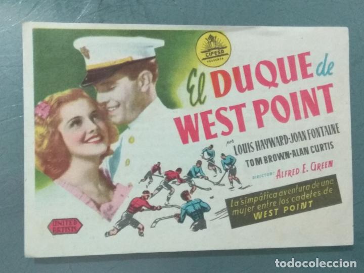 Cine: EL DUQUE DE WEST POINT - PROGRAMA DE CINE SENCILLO - Foto 1