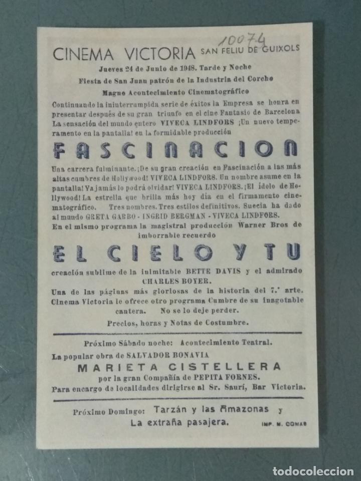 Cine: FASCINACION - PROGRAMA DE CINE SENCILLO - Foto 2