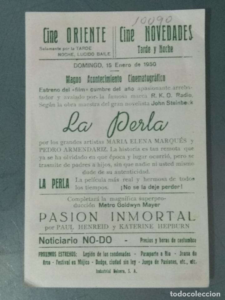 Cine: LA PERLA - PROGRAMA DE CINE SENCILLO - Foto 2