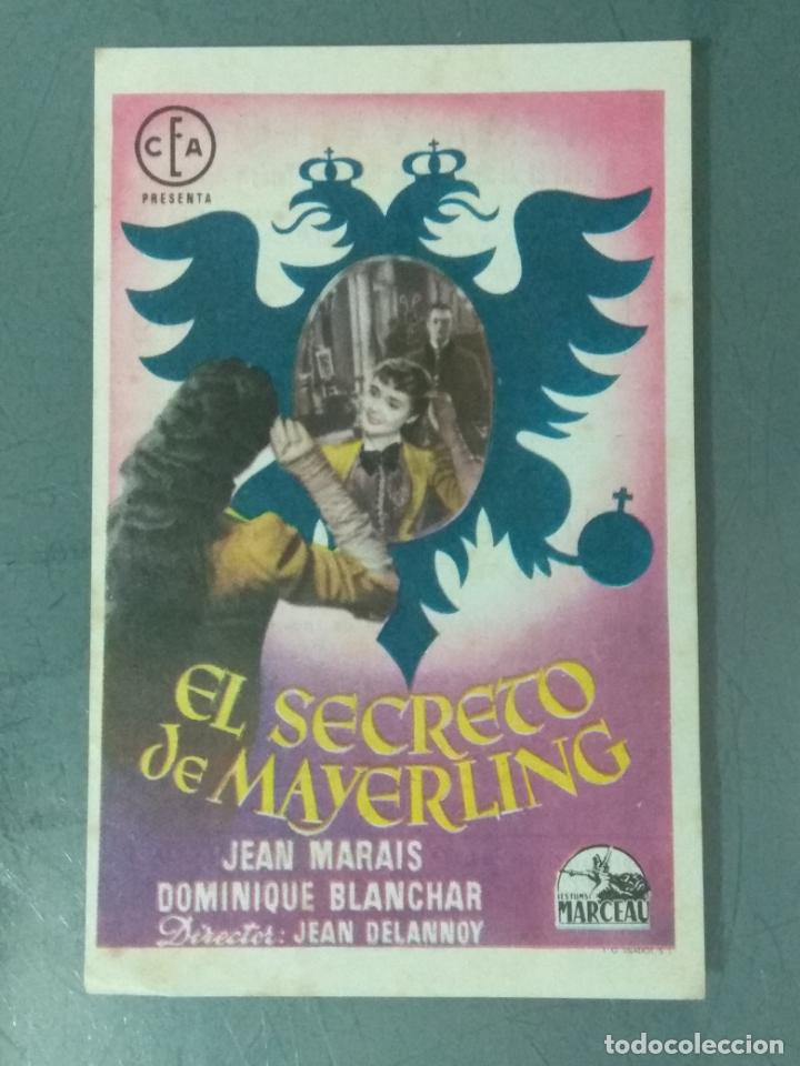 Cine: EL SECRETO DE MAYERLING - PROGRAMA DE CINE SENCILLO - Foto 1