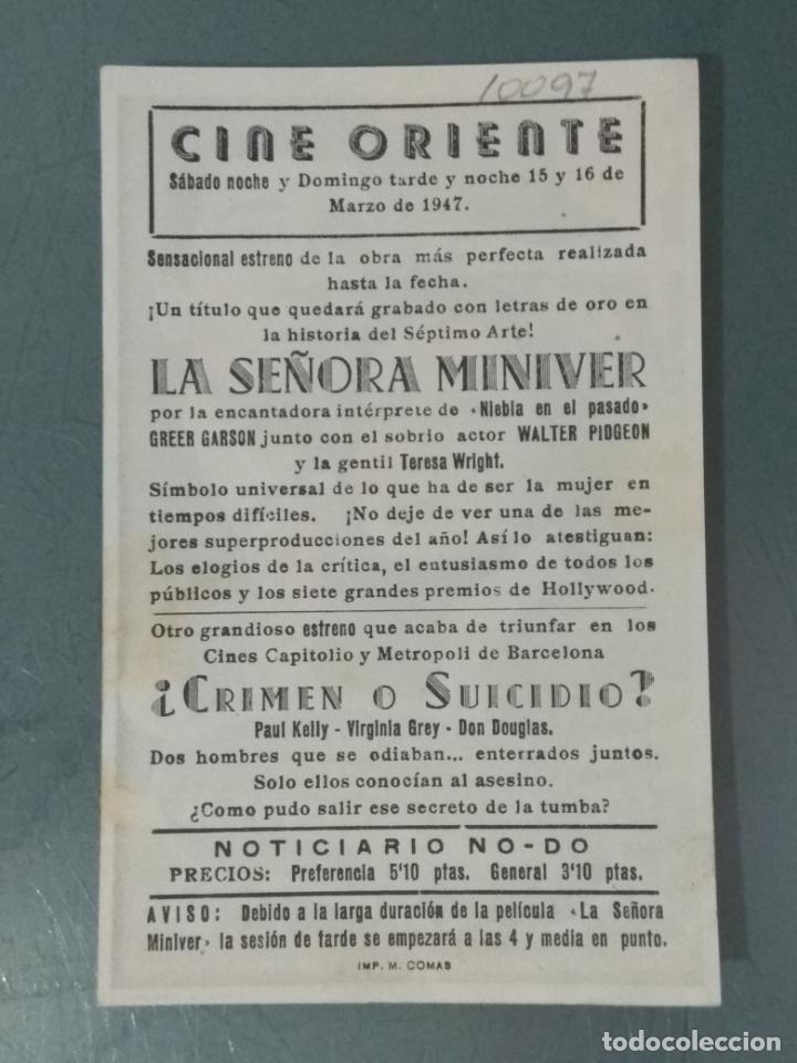 Cine: LA SE&Ntilde;ORA MINIVER - PROGRAMA DE CINE SENCILLO - Foto 2