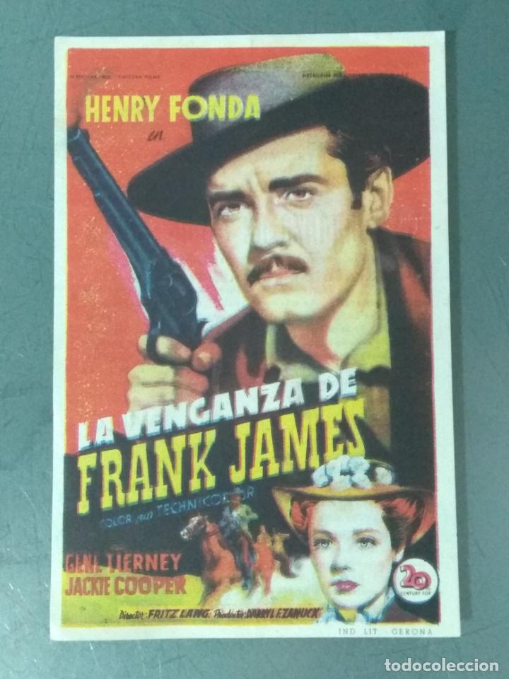 Cinema: LA VENGANZA DE FRANK JAMES - PROGRAMA DE CINE SENCILLO