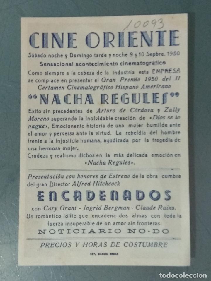Cine: NACHA REGULES - PROGRAMA DE CINE SENCILLO - Foto 2