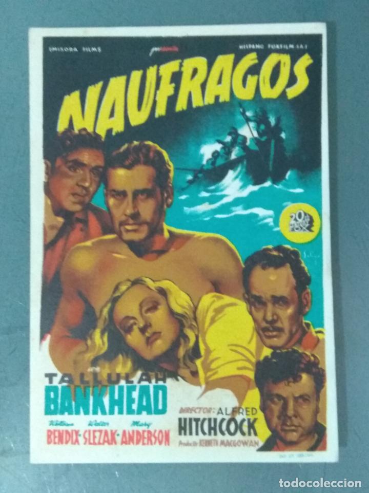 Cine: NAUFRAGOS - PROGRAMA DE CINE SENCILLO - Foto 1