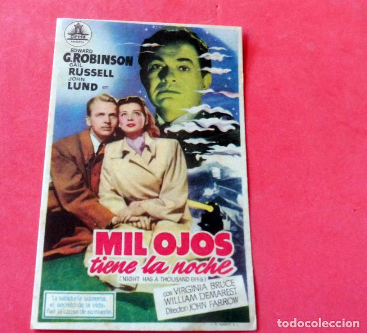 Cine: PROGRAMA DE CINE - MIL OJOS TIENE LA NOCHE - S/P - Foto 1