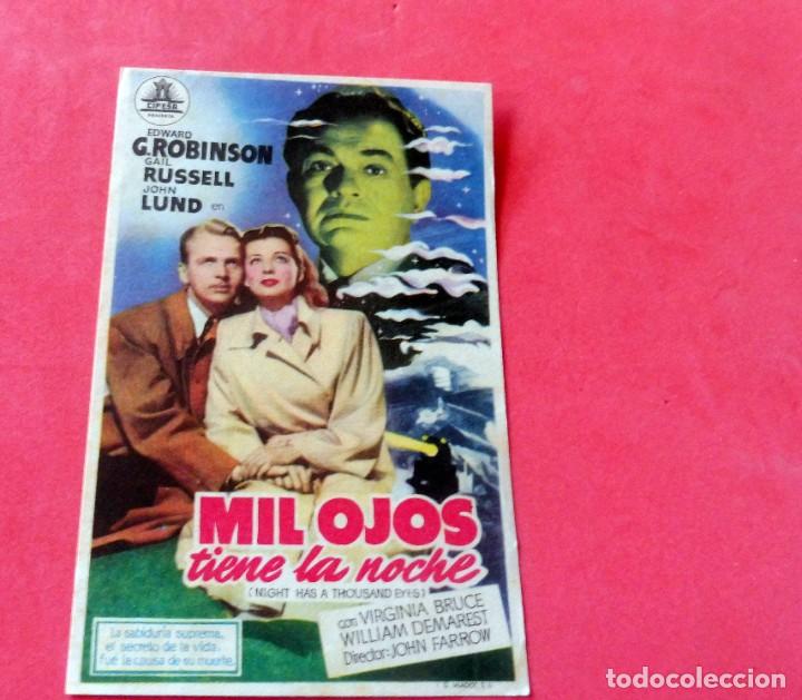 Cine: PROGRAMA DE CINE - MIL OJOS TIENE LA NOCHE - S/P - Foto 1