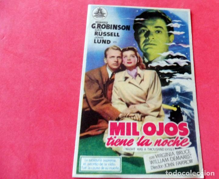 Cine: PROGRAMA DE CINE - MIL OJOS TIENE LA NOCHE - S/P - Foto 1