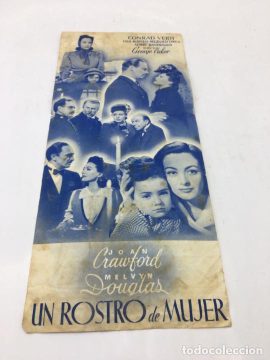 Cine: UN ROSTRO DE MUJER de George Cukor - PROGRAMA CON DOBLE - REF. FM-021 - Foto 3