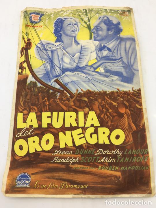 Cine: LA FURIA DEL ORO NEGRO - PROGRAMA SIN DOBLE - REF. FM-009 - Foto 1