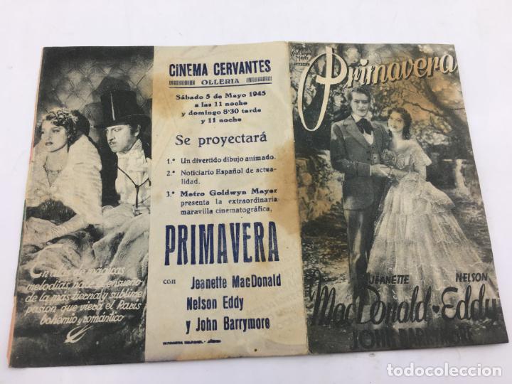 Cine: PRIMAVERA - FOLLETO DE MANO DOBLE - REF. FM-024 - Foto 1