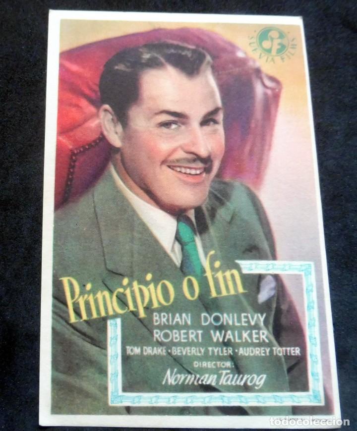 Cine: PROGRAMA DE CINE - PRINCIPIO O FIN - S/P - Foto 1