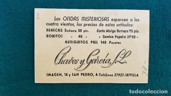 Cine: PROGRAMA DE MANO CINE ONDAS MISTERIOSAS (1943) CON CINE AL DORSO - Foto 2