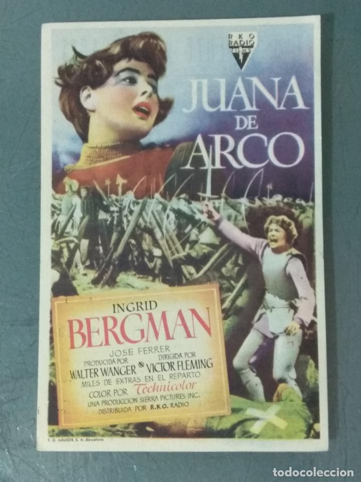 Cine: JUANA DE ARCO - PROGRAMA DE CINE SENCILLO - Foto 1