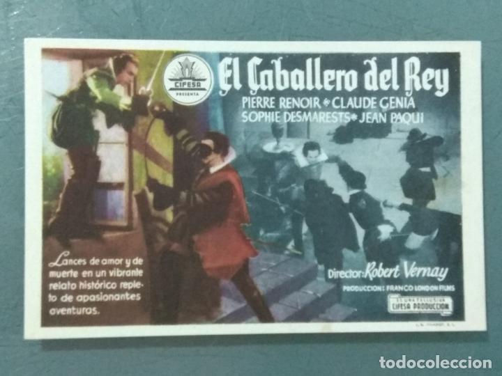 Cine: EL CABALLERO DEL REY - PROGRAMA DE CINE SENCILLO - Foto 1