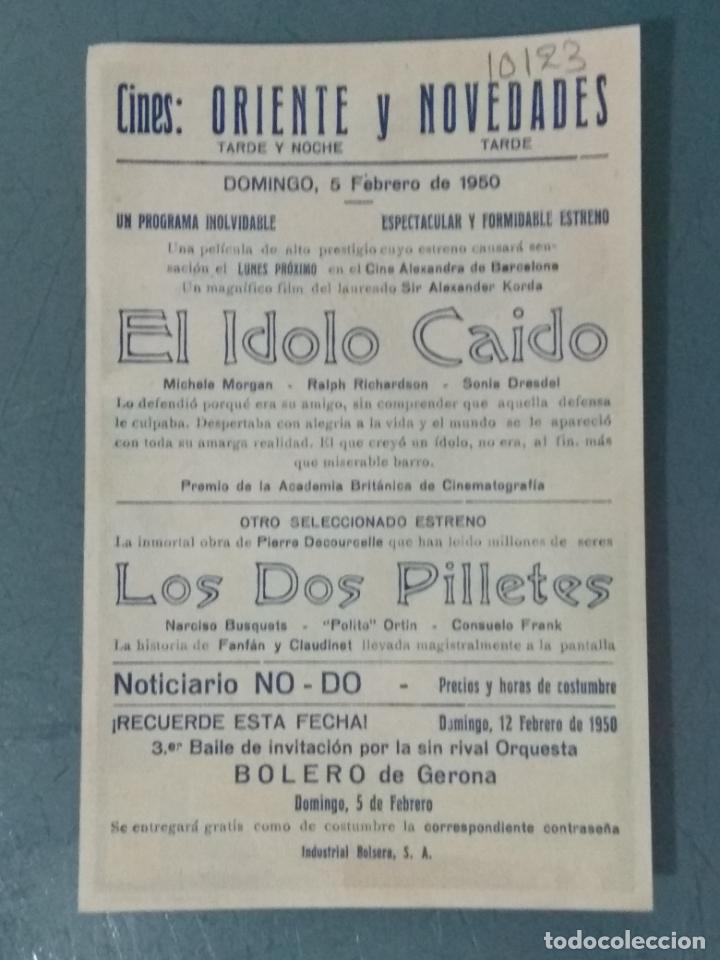 Cine: EL IDOLO CAIDO - PROGRAMA DE CINE SENCILLO - Foto 2