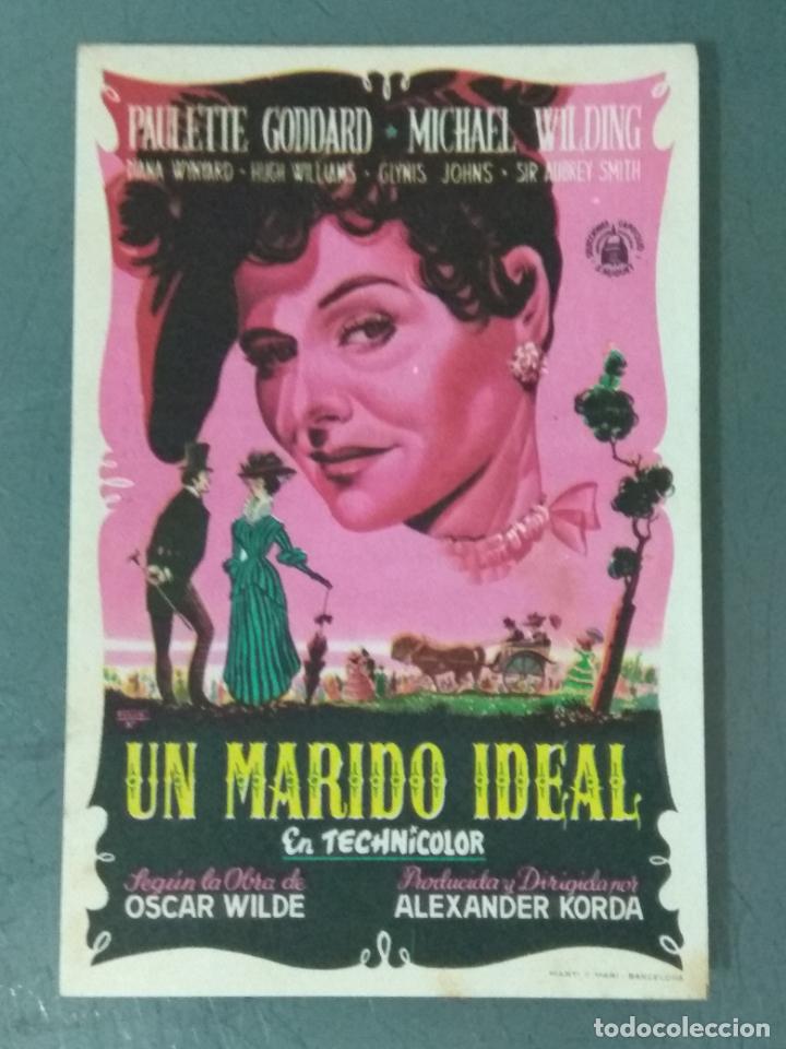 Cine: UN MARIDO IDEAL - PROGRAMA DE CINE SENCILLO - Foto 1