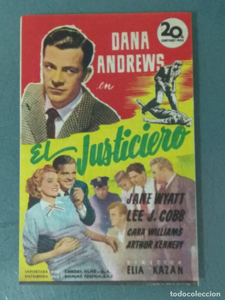 Cine: EL JUSTICIERO - PROGRAMA DE CINE SENCILLO - Foto 1