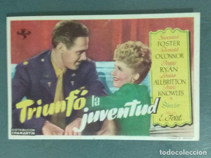 Cine: TRIUNFO LA JUVENTUD - PROGRAMA DE CINE SENCILLO - Foto 1