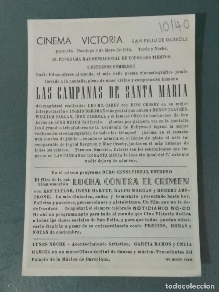 Cine: LAS CAMPANAS DE SANTA MARIA - PROGRAMA DE CINE SENCILLO - Foto 2