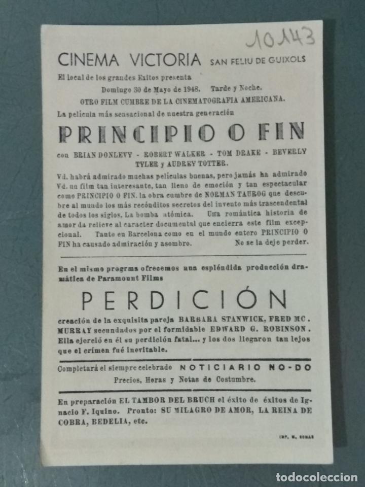 Cine: PRINCIPIO O FIN - PROGRAMA DE CINE SENCILLO - Foto 2